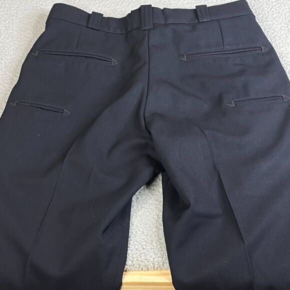 Elbeco Pants Mens 36R x  26 Blue Wool EMT Medical Military Pockets Uniform - Picture 5 of 14